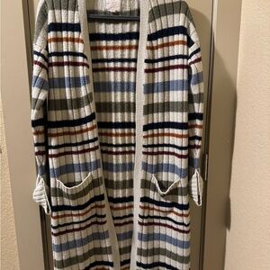 Hippie Rose Medium Striped Cardigan
